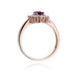 Inel Aur 14K W303 Rodolit 0.50ct - Imagine 7