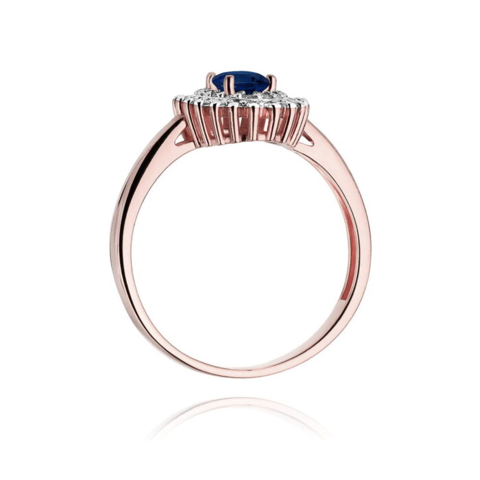 Inel Aur 14k cu Safir 0.70 ct - Imagine 10