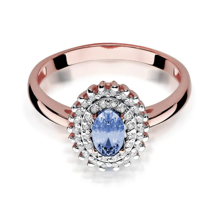 Inel Aur 14K cu Tanzanit 0.40 ct - Imagine 9
