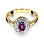 Inel Aur 14K W303 Rodolit 0.50ct - Imagine 2