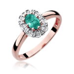 Inel Aur 14K cu Smarald 0.40 ct - Imagine 8