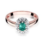 Inel Aur 14K cu Smarald 0.40 ct - Imagine 9