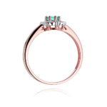 Inel Aur 14K cu Smarald 0.40 ct - Imagine 10
