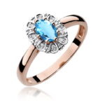 Inel Aur 14K W304 Topaz 0.50ct - Imagine 5