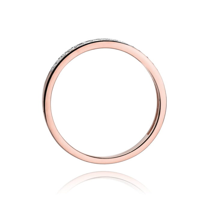 Inel Aur 14k cu Diamant 0.09 ct - Imagine 10