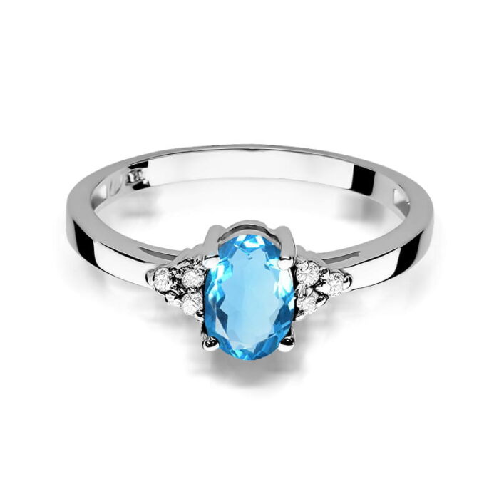 Inel Aur 14K W308 Topaz 0.90ct - Imagine 10