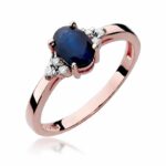 Inel Aur 14k cu Safir 0.90 ct - Imagine 5