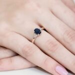 Inel Aur 14k cu Safir 0.90 ct - Imagine 8