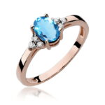 Inel Aur 14K W308 Topaz 0.90ct - Imagine 5