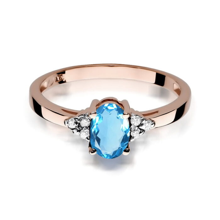 Inel Aur 14K W308 Topaz 0.90ct - Imagine 6
