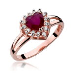 Inel Aur 14k cu Rubin 1.10 ct - Imagine 8