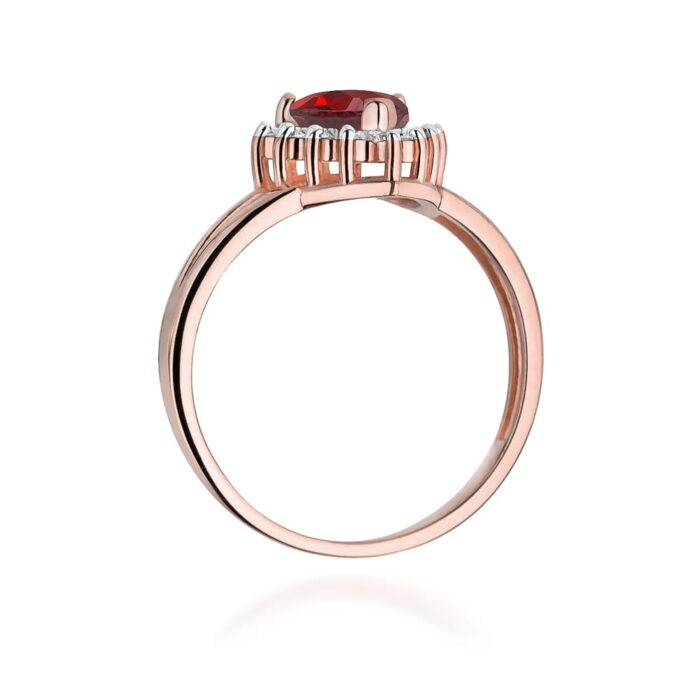Inel Aur 14k cu Rubin 1.10 ct - Imagine 10