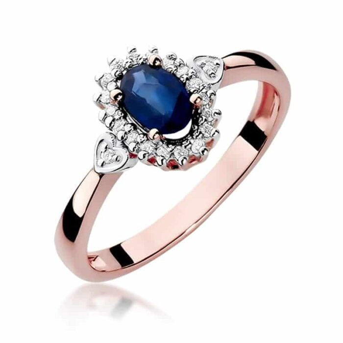 Inel Aur 14k cu Safir 0.70 ct - Imagine 8