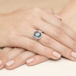 Inel Aur 14k cu Topaz 3.00 ct - Imagine 11