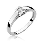 Inel Aur 14K W320 Diamant 0.04ct - Imagine 9