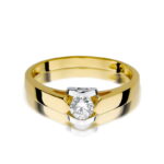 Inel Aur 14k cu Diamant 0.30 ct - Imagine 2