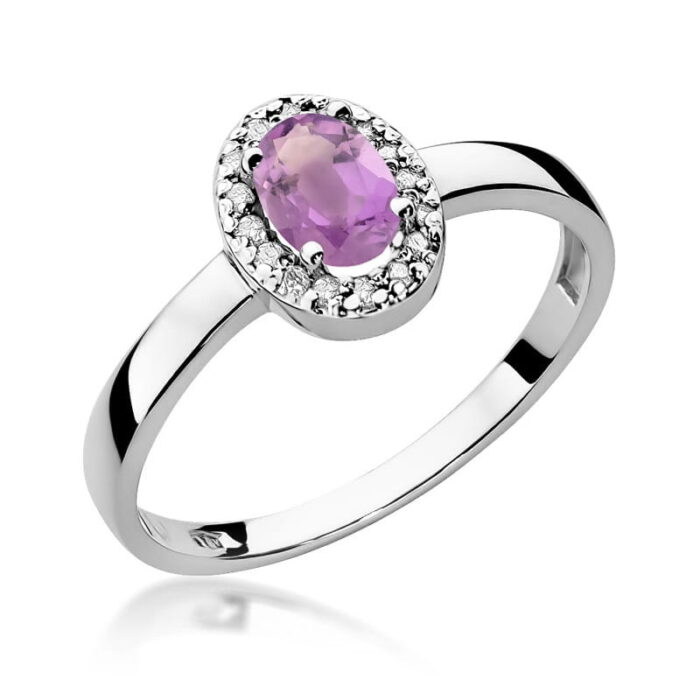 Inel Aur 14K W330 Ametist 0.40ct - Imagine 9