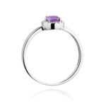 Inel Aur 14K W330 Ametist 0.40ct - Imagine 11
