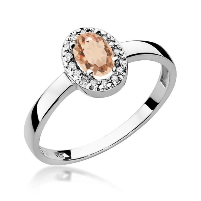 Inel Aur 14K W330 Morganit 0.40ct - Imagine 9