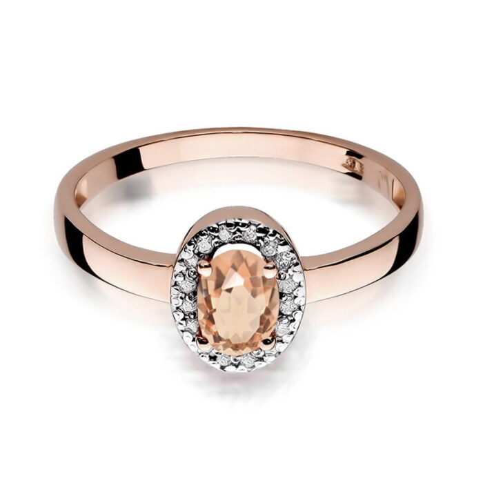 Inel Aur 14K W330 Morganit 0.40ct - Imagine 6