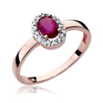 Inel Aur 14k cu Rubin 0.60 ct - Imagine 8