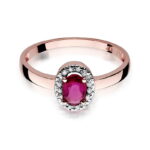 Inel Aur 14k cu Rubin 0.60 ct - Imagine 9