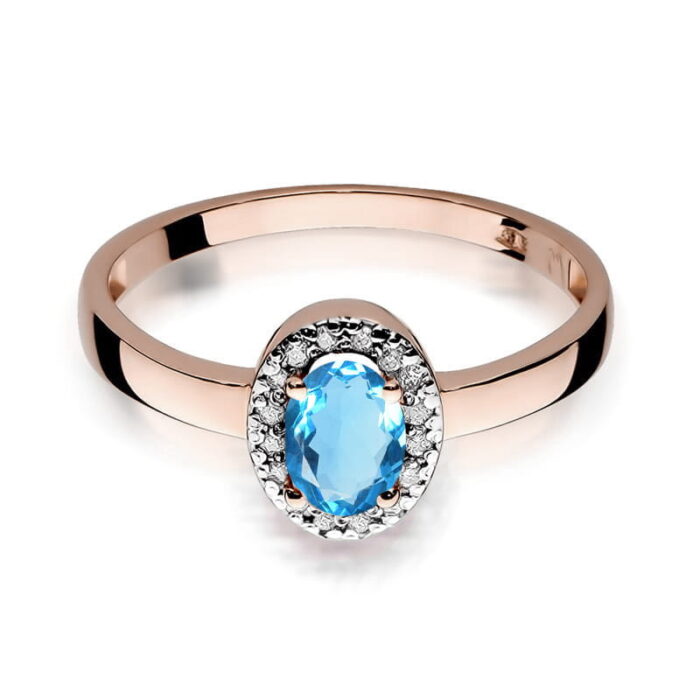 Inel Aur 14K W330 Topaz 0.50ct - Imagine 6