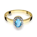Inel Aur 14K W330 Topaz 0.50ct - Imagine 2