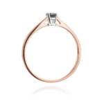 Inel Aur 14K cu Diamante Negre 0.20 ct - Imagine 11