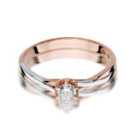Inel Aur 14K W340B Diamant 0.20ct - Imagine 6