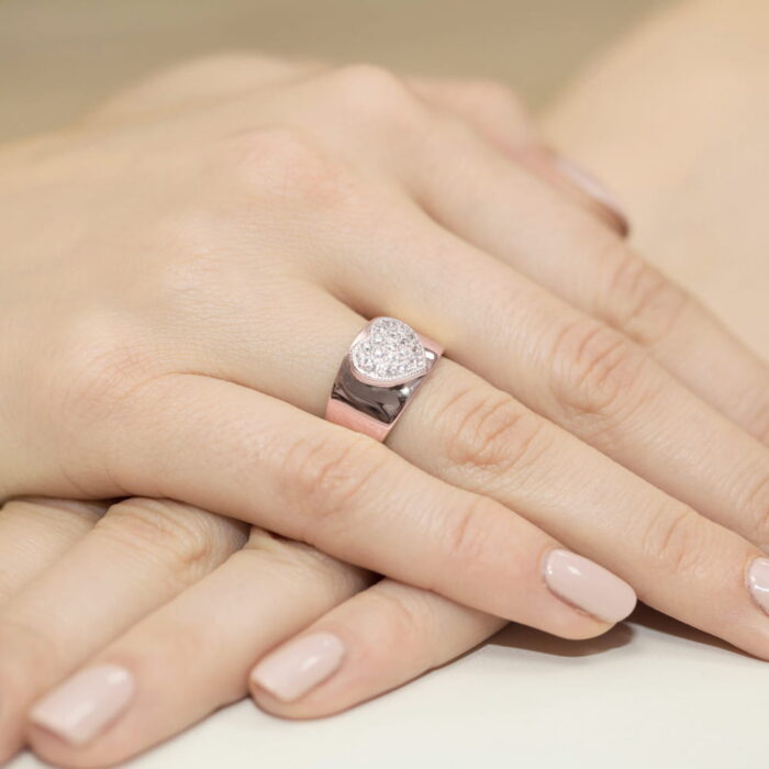 Inel Aur 14K cu Diamant 0.26 ct - Imagine 12