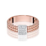 Inel Aur 14k cu Diamant 0.08 ct - Imagine 9
