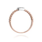 Inel Aur 14K W353 Diamante Negre 0.08ct - Imagine 7