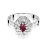 Inel Aur 14K W354 Rodolit 0.50ct - Imagine 10