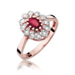 Inel Aur 14k cu Rubin 0.60 ct - Imagine 8