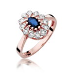Inel Aur 14k cu Safir 0.70 ct - Imagine 8