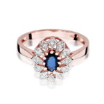 Inel Aur 14k cu Safir 0.70 ct - Imagine 9