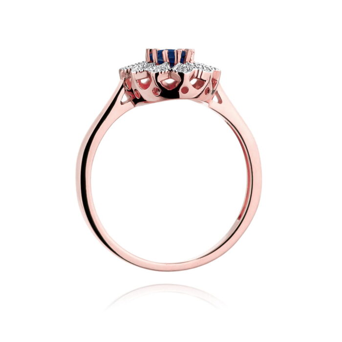 Inel Aur 14k cu Safir 0.70 ct - Imagine 10