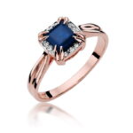 Inel Aur 14k cu Safir 0.70 ct - Imagine 9