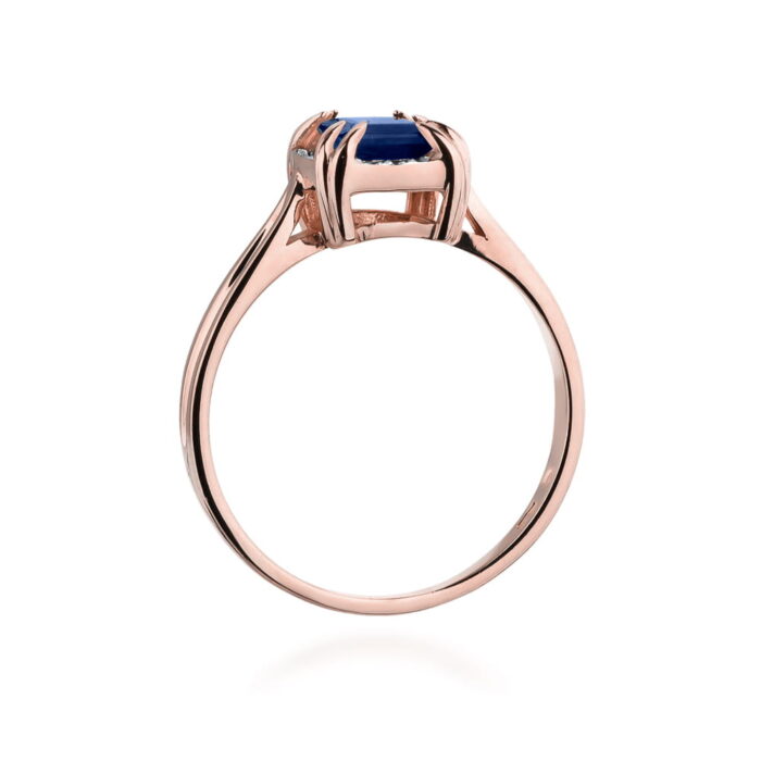 Inel Aur 14k cu Safir 0.70 ct - Imagine 11