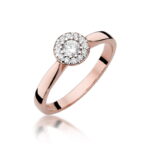 Inel Aur 14K cu Diamant 0.22 ct - Imagine 8