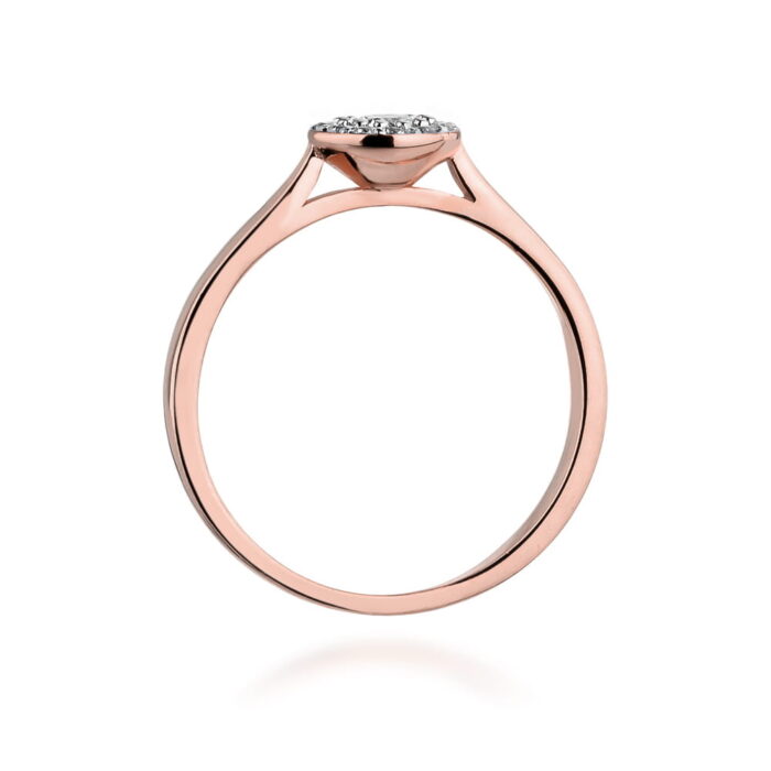 Inel Aur 14K cu Diamant 0.22 ct - Imagine 10
