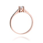 Inel Aur 14K cu Diamant 0.19 ct - Imagine 10
