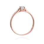 Inel Aur 14K cu Diamant 0.18 ct - Imagine 10