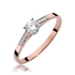 Inel Aur 14K cu Diamant 0.21 ct - Imagine 8