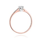 Inel Aur 14K cu Diamant 0.21 ct - Imagine 10