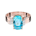 Inel Aur 14K cu Topaz 2.40 ct - Imagine 9