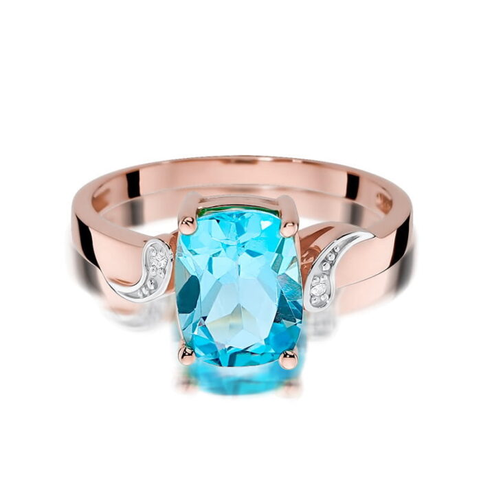 Inel Aur 14K cu Topaz 2.40 ct - Imagine 9