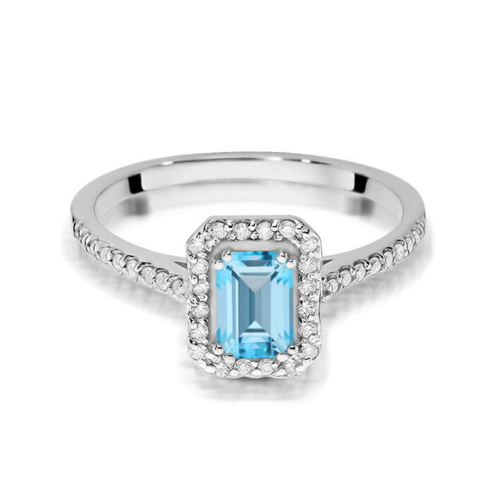 Inel Aur 14K W403 Topaz 0.65ct - Imagine 10