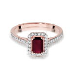 Inel Aur 14k cu Rubin 0.80 ct - Imagine 9